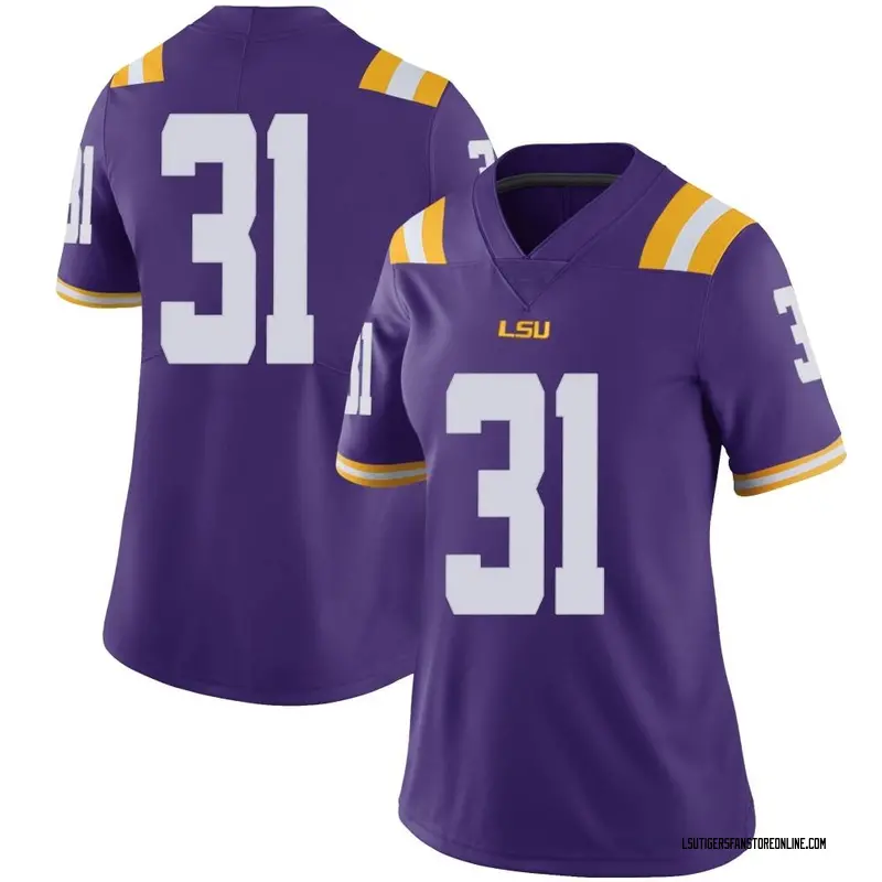 Limited Women's Everett Garard LSU Tigers Purple Football College Jersey