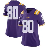 Limited Women's Isaiah Stone LSU Tigers Purple Football College Jersey