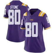 Limited Women's Isaiah Stone LSU Tigers Purple Vapor Untouchable Football College Jersey
