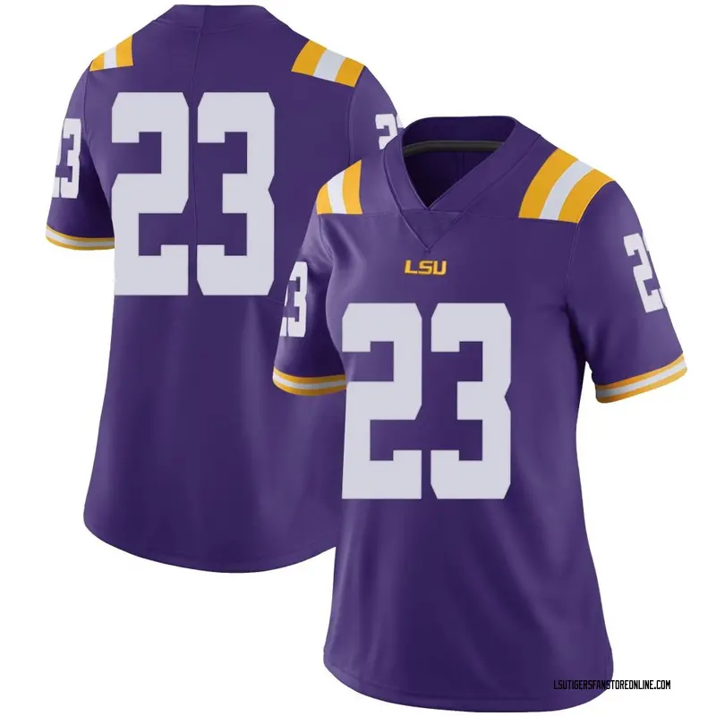 Limited Women's JT Lindsey LSU Tigers Purple Football College Jersey