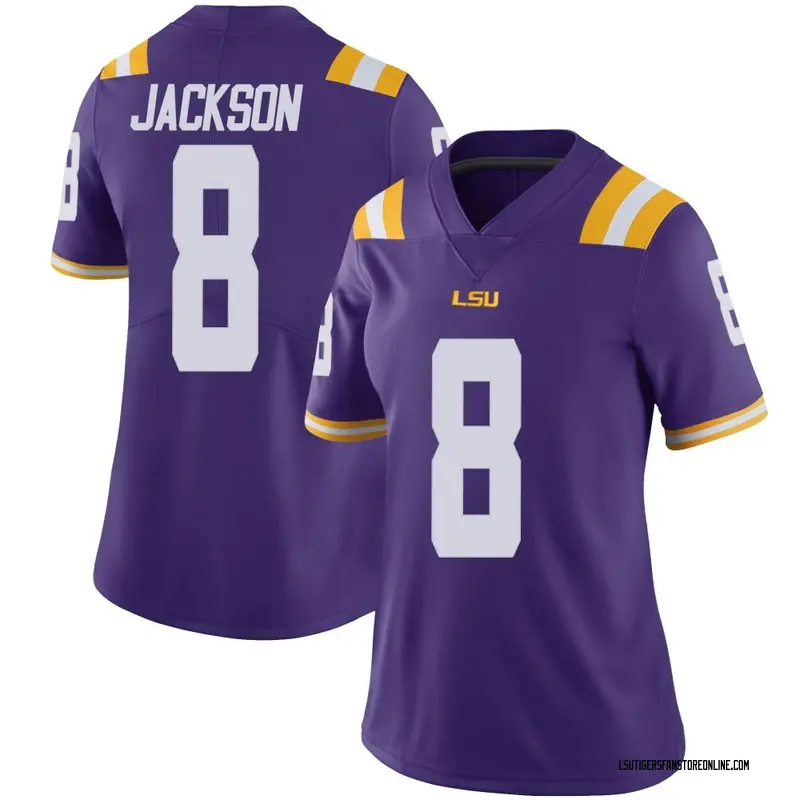 Limited Women's Ja'Keem Jackson LSU Tigers Purple Vapor Untouchable Football College Jersey