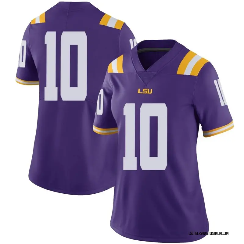 Limited Women's Jaray Jenkins LSU Tigers Purple Football College Jersey