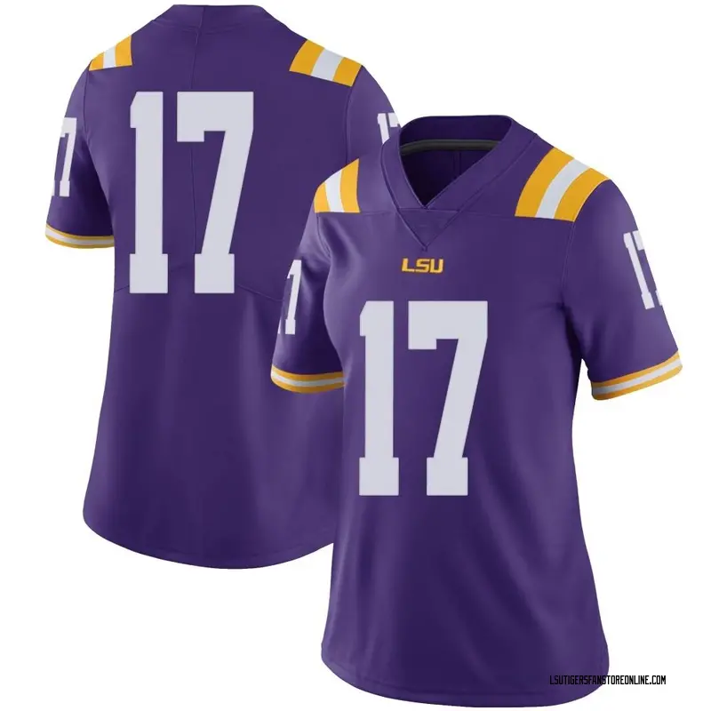 Limited Women's Jelani Watkins LSU Tigers Purple Football College Jersey