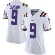Limited Women's Joe Burrow LSU Tigers White Football College Jersey