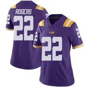 Limited Women's Joel Rogers LSU Tigers Purple Vapor Untouchable Football College Jersey