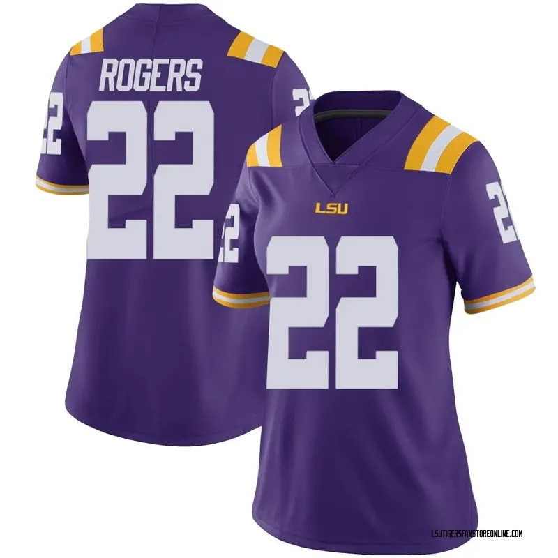 Limited Women's Joel Rogers LSU Tigers Purple Vapor Untouchable Football College Jersey