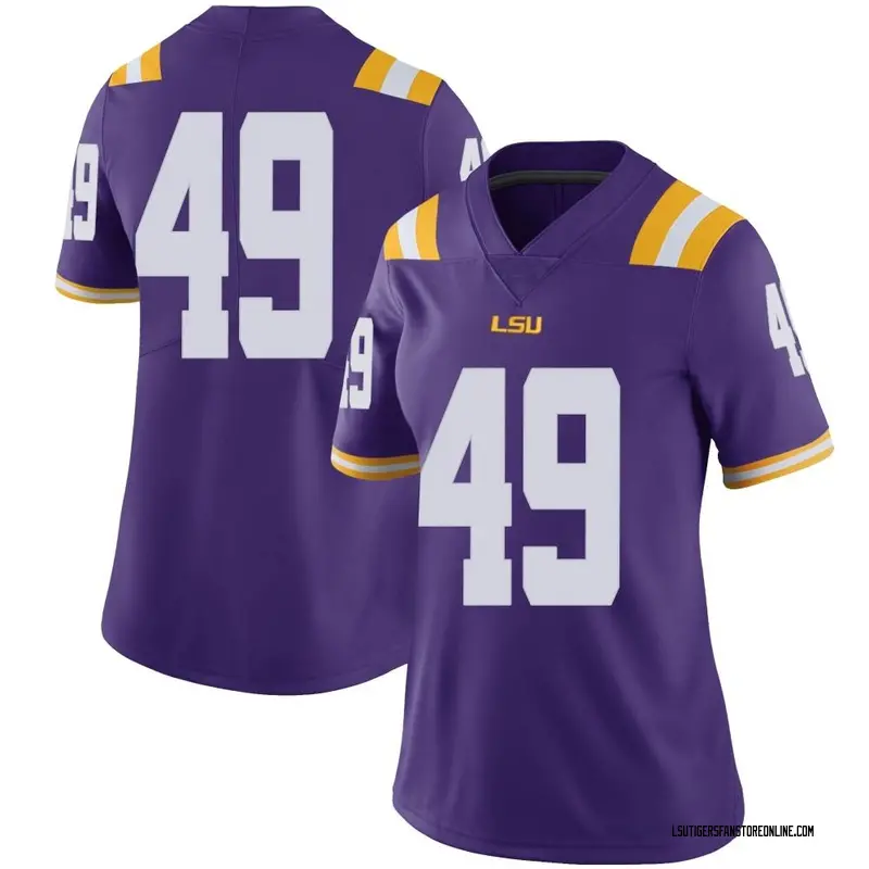 Limited Women's Jonathan Ferguson LSU Tigers Purple Football College Jersey