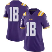 Limited Women's Josh Williams LSU Tigers Purple Football College Jersey