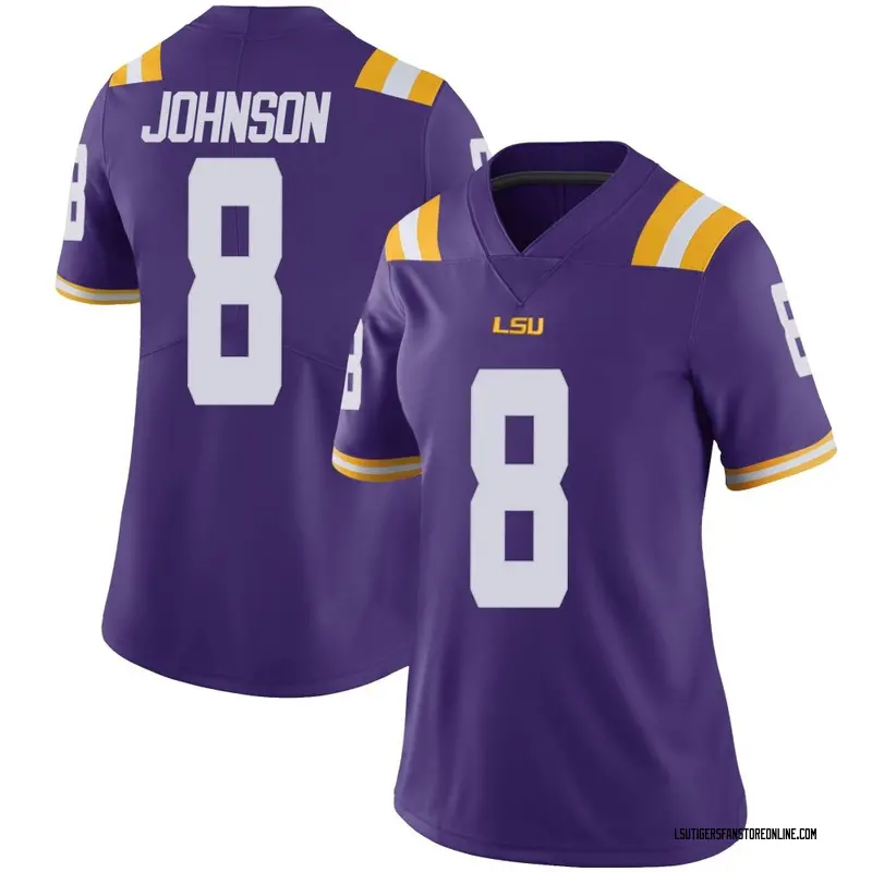Limited Women's Ju'Juan Johnson LSU Tigers Purple Vapor Untouchable Football College Jersey
