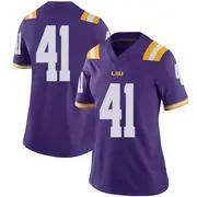 Limited Women's Justin Echols LSU Tigers Purple Football College Jersey