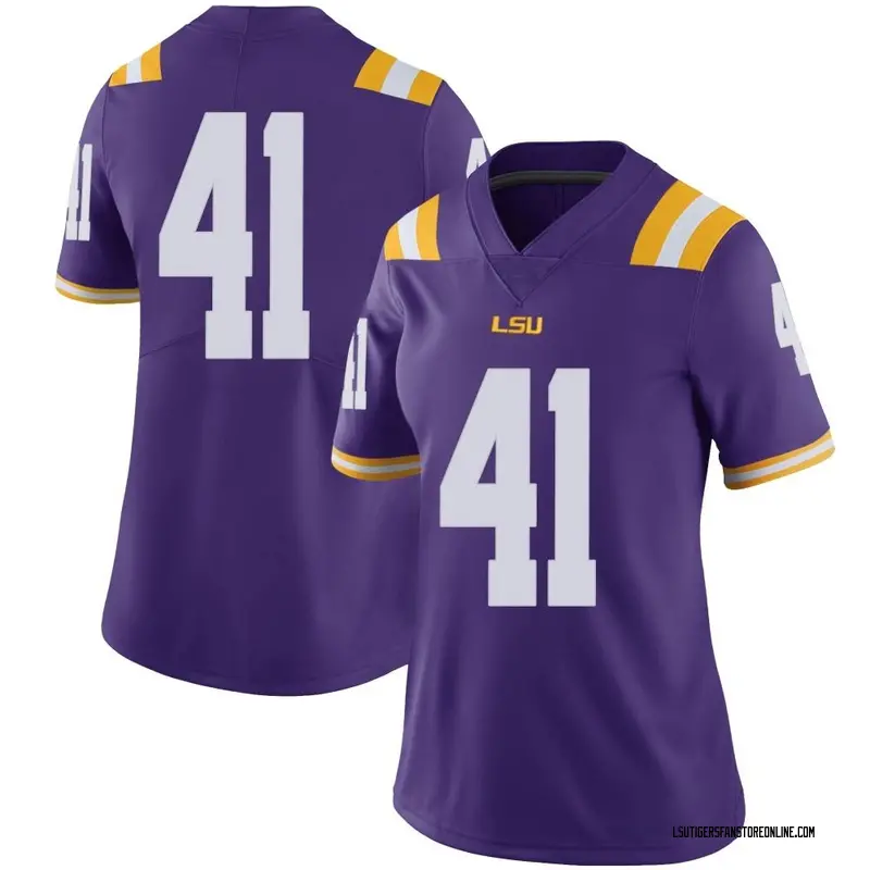 Limited Women's Justin Echols LSU Tigers Purple Football College Jersey