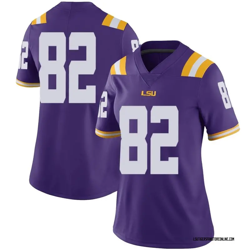 Limited Women's Kylan Billiot LSU Tigers Purple Football College Jersey