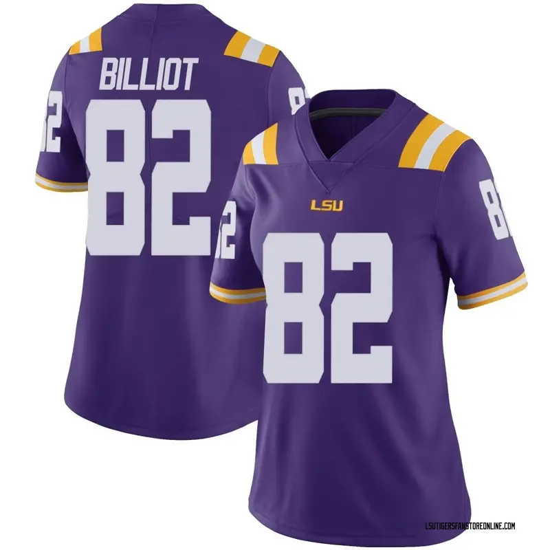 Limited Women's Kylan Billiot LSU Tigers Purple Vapor Untouchable Football College Jersey