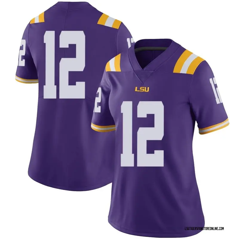 Limited Women's Kyle Parker LSU Tigers Purple Football College Jersey