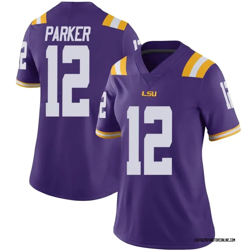 Limited Women's Kyle Parker LSU Tigers Purple Vapor Untouchable Football College Jersey