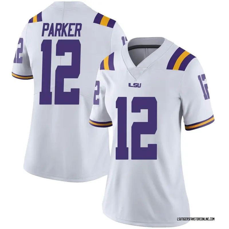 Limited Women's Kyle Parker LSU Tigers White Football College Jersey