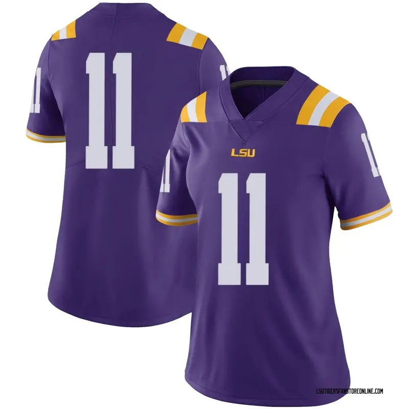 Limited Women's Michael Van Buren Jr. LSU Tigers Purple Football College Jersey