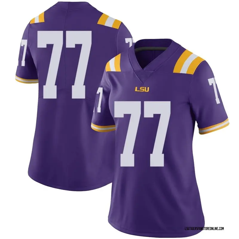 Limited Women's Ory Williams LSU Tigers Purple Football College Jersey