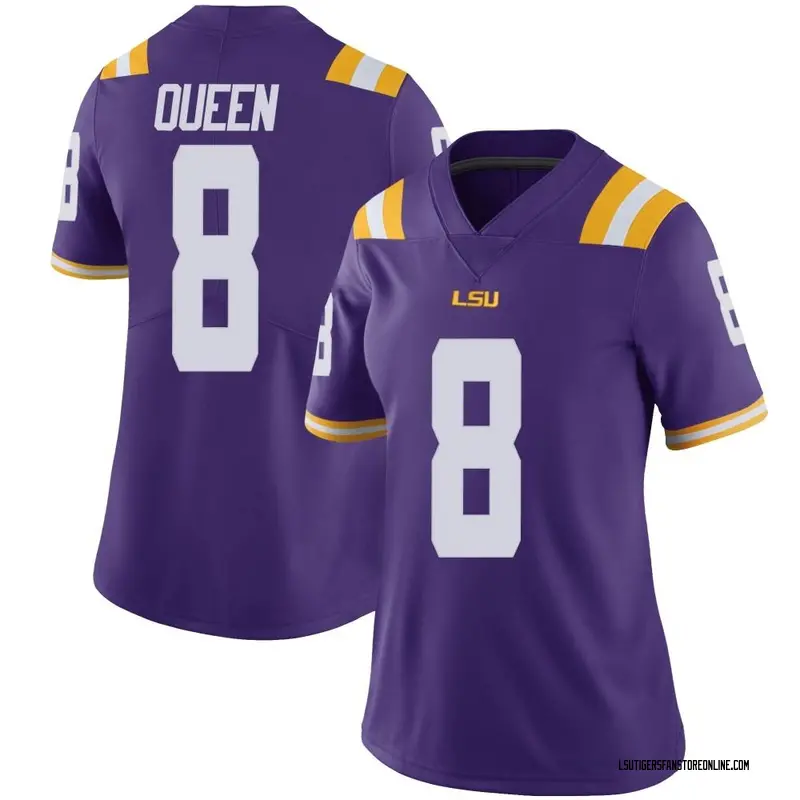 Limited Women's Patrick Queen LSU Tigers Purple Vapor Untouchable Football College Jersey