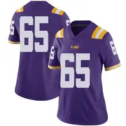 Limited Women's Paul Mubenga LSU Tigers Purple Football College Jersey