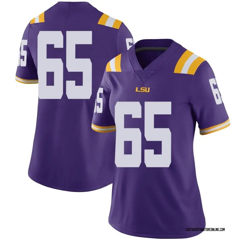 Limited Women's Paul Mubenga LSU Tigers Purple Football College Jersey