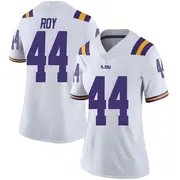 Limited Women's Slade Roy LSU Tigers White Football College Jersey