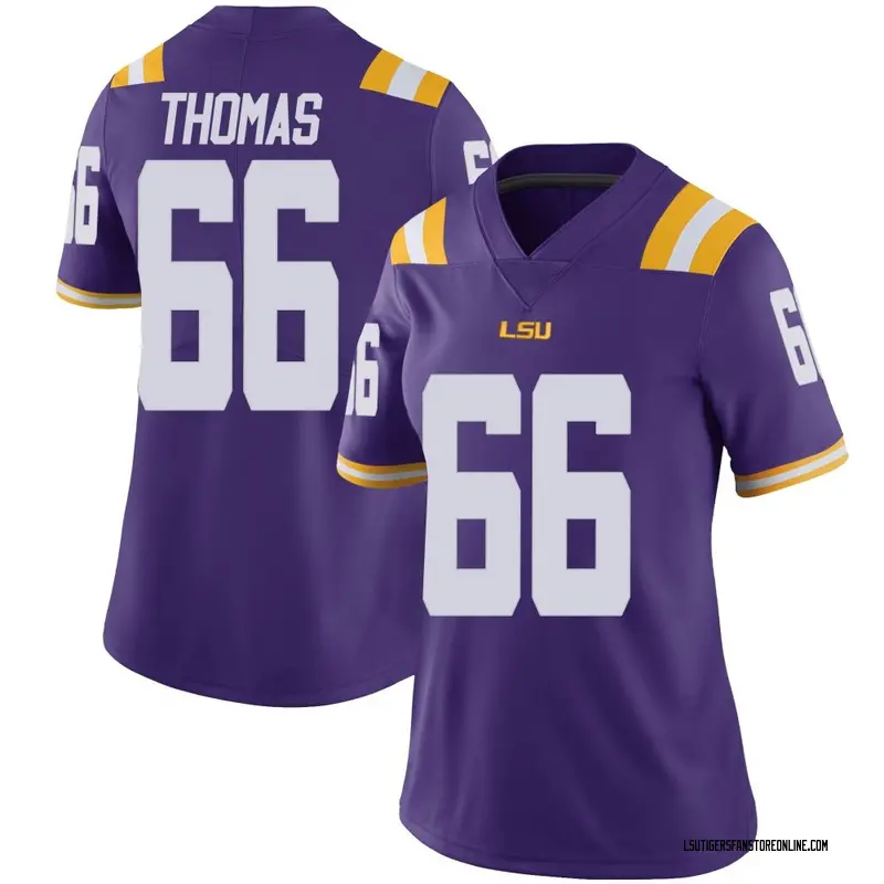 Limited Women's Solomon Thomas LSU Tigers Purple Vapor Untouchable Football College Jersey