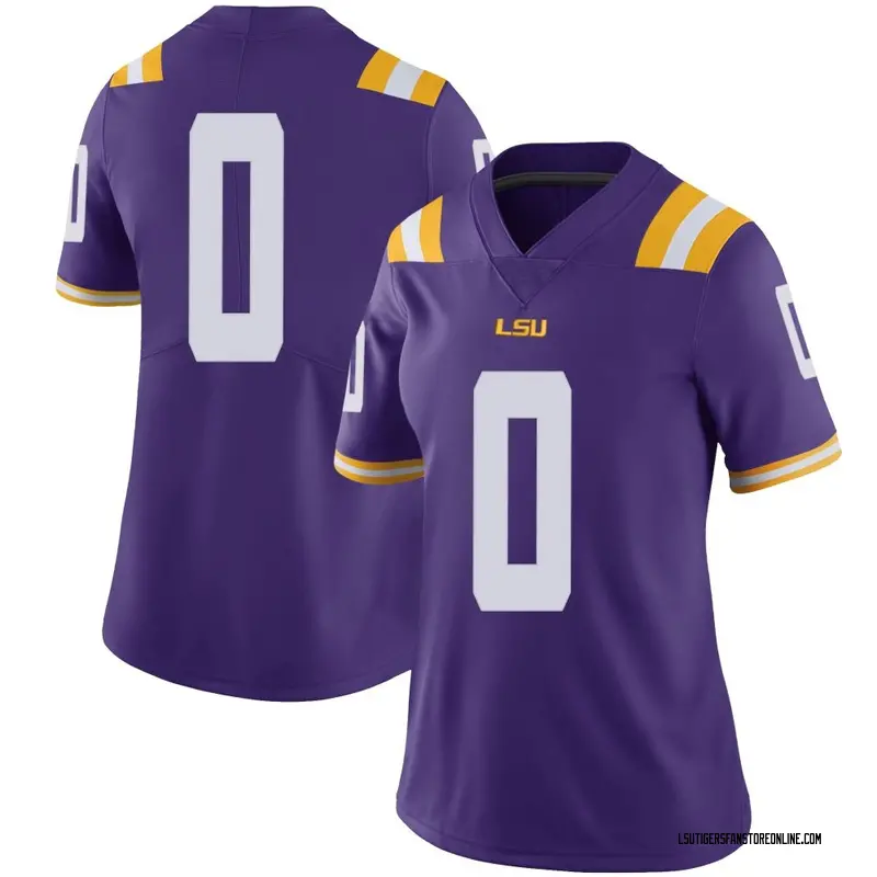 Limited Women's Tamarcus Cooley LSU Tigers Purple Football College Jersey