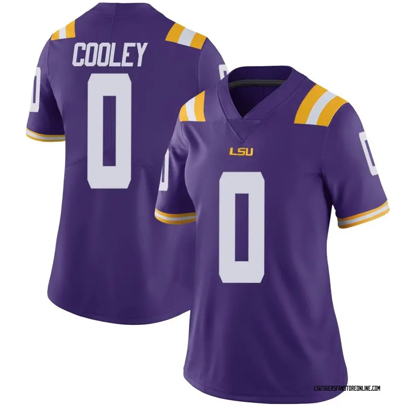 Limited Women's Tamarcus Cooley LSU Tigers Purple Vapor Untouchable Football College Jersey