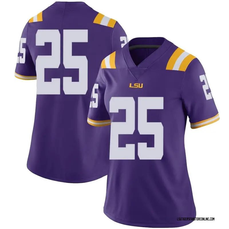 Limited Women's Trey Holly LSU Tigers Purple Football College Jersey
