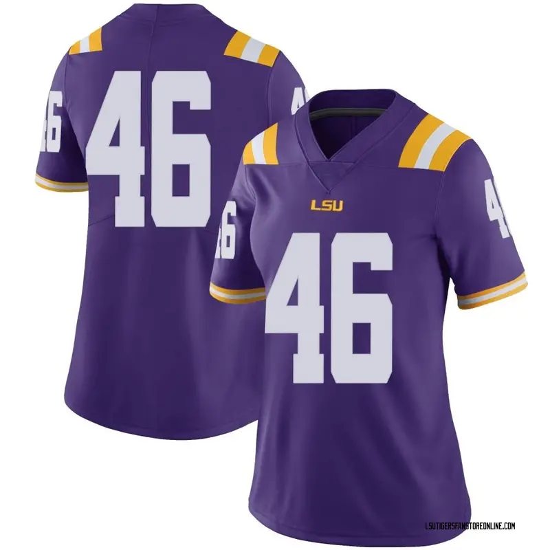 Limited Women's Tylen Singleton LSU Tigers Purple Football College Jersey