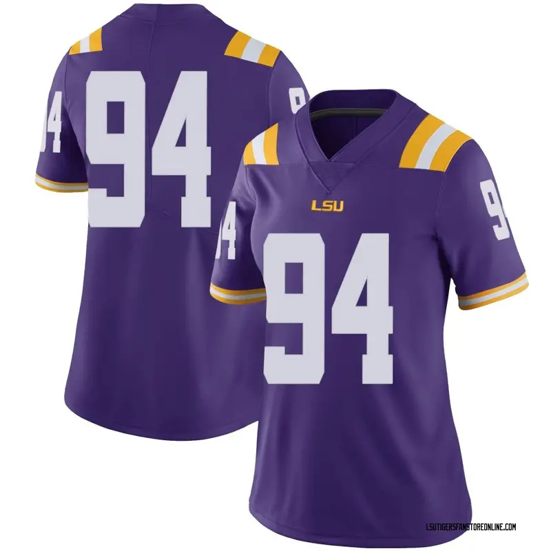 Limited Women's Zion Williams LSU Tigers Purple Football College Jersey