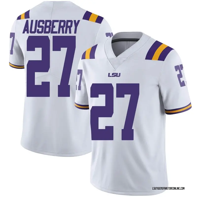 Limited Youth Austin Ausberry LSU Tigers White Football College Jersey