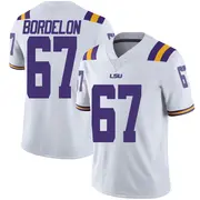 Limited Youth Bo Bordelon LSU Tigers White Football College Jersey