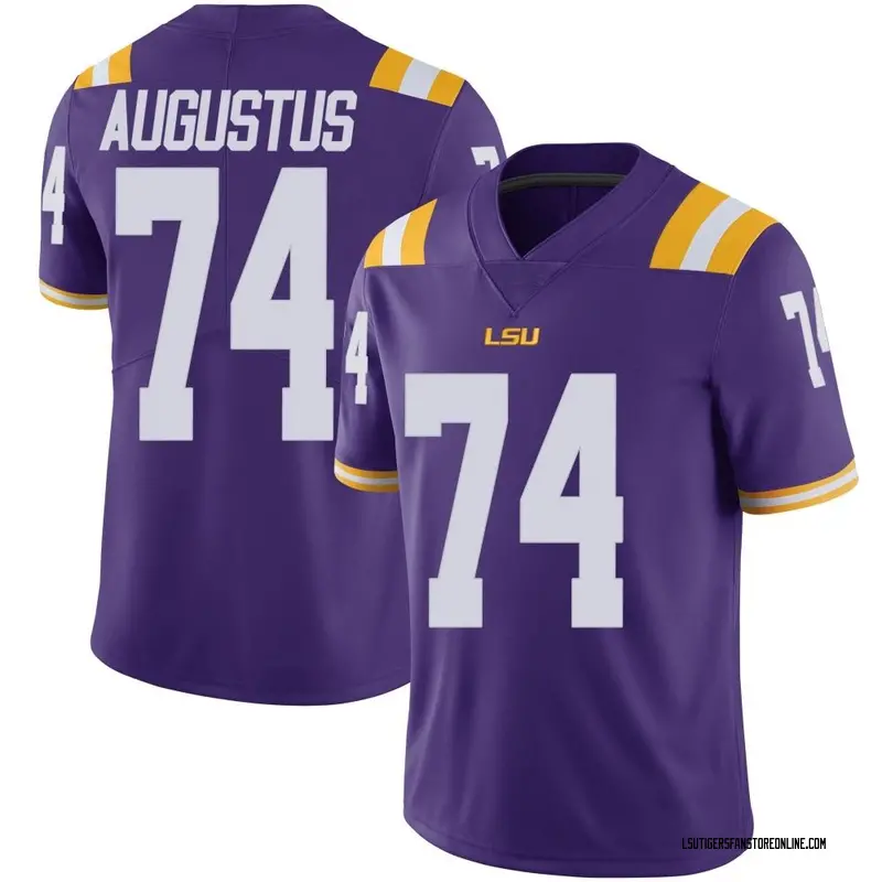Limited Youth Braden Augustus LSU Tigers Purple Vapor Untouchable Football College Jersey