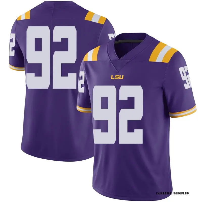Limited Youth Brandon Brown LSU Tigers Purple Football College Jersey