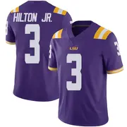 Limited Youth Chris Hilton Jr. LSU Tigers Purple Vapor Untouchable Football College Jersey