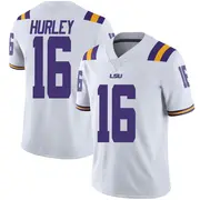 Limited Youth Colin Hurley LSU Tigers White Football College Jersey