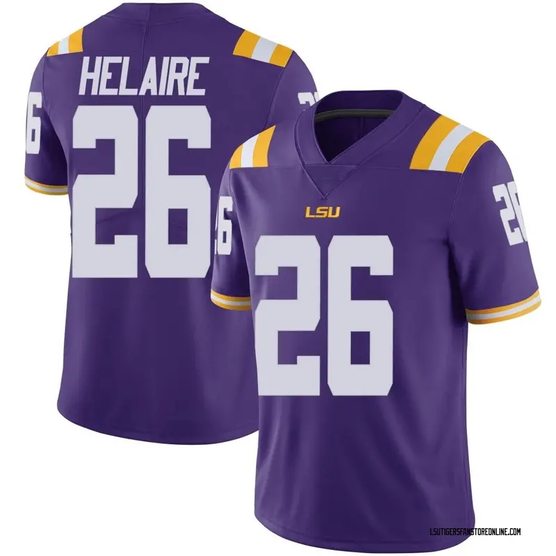 Limited Youth Cowinn Helaire LSU Tigers Purple Vapor Untouchable Football College Jersey