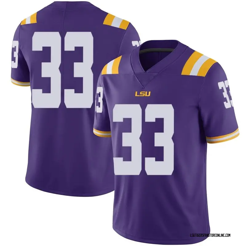 Limited Youth DK Kency Jr. LSU Tigers Purple Football College Jersey