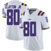Limited Youth Gregory Clayton Jr. LSU Tigers White Football College Jersey