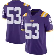 Limited Youth Hayes Fuqua LSU Tigers Purple Football College Jersey