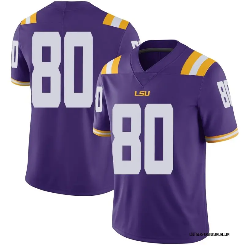 Limited Youth Isaiah Stone LSU Tigers Purple Football College Jersey