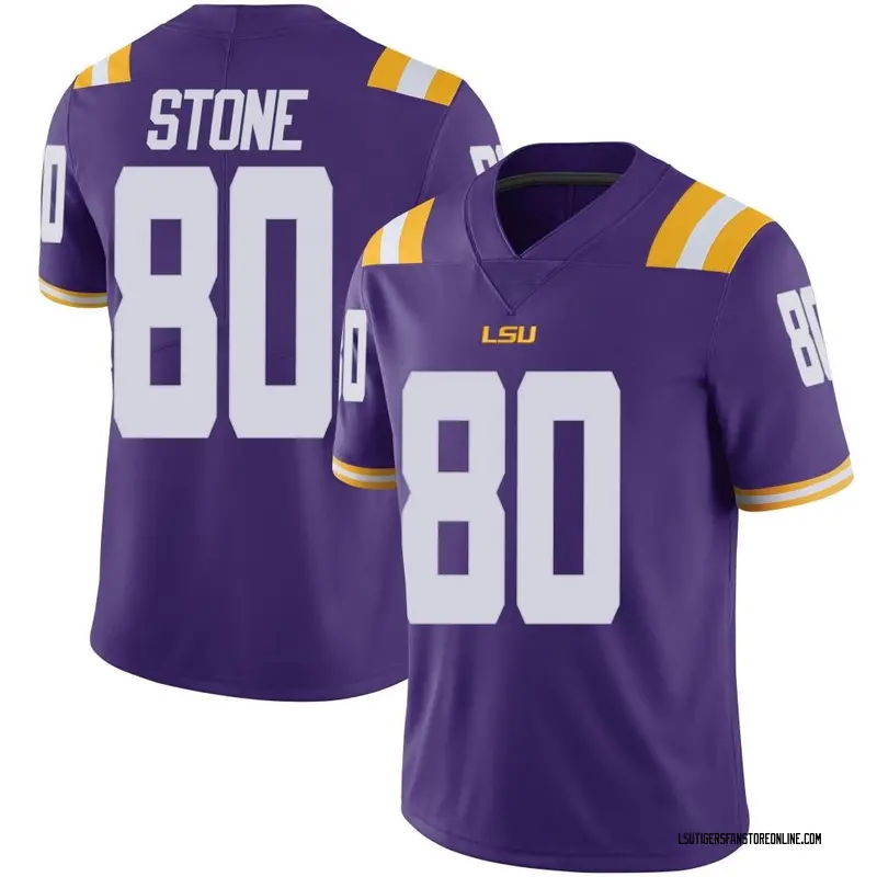 Limited Youth Isaiah Stone LSU Tigers Purple Vapor Untouchable Football College Jersey
