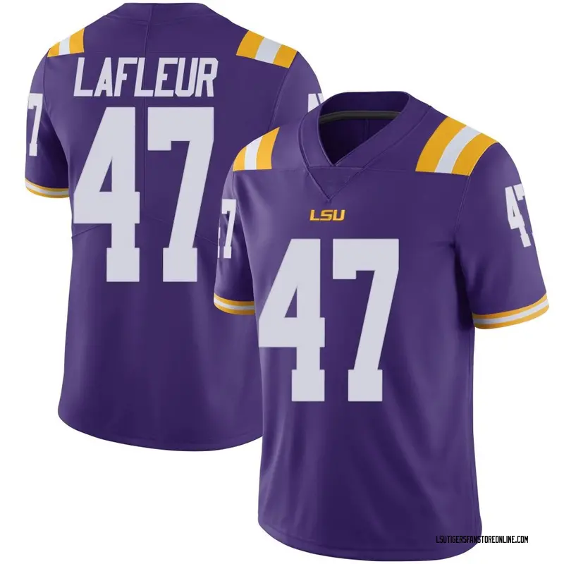 Limited Youth JD LaFleur LSU Tigers Purple Vapor Untouchable Football College Jersey