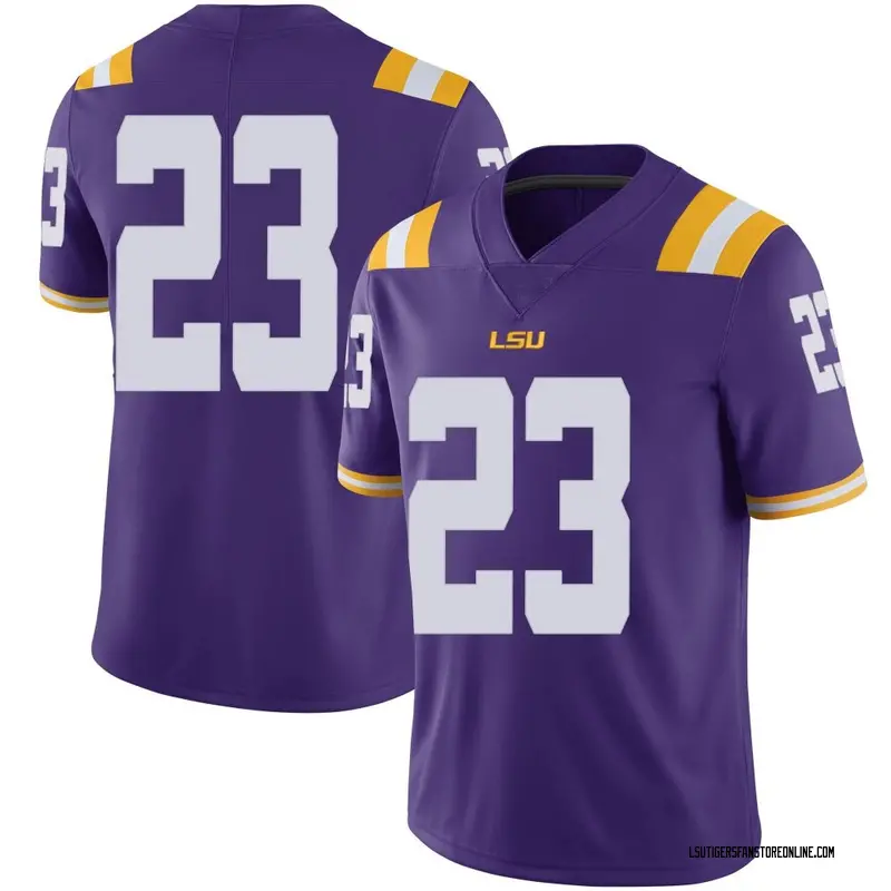 Limited Youth JT Lindsey LSU Tigers Purple Football College Jersey