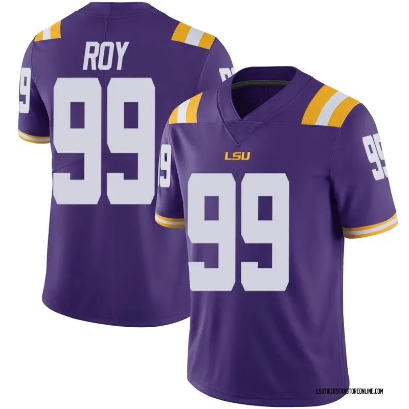 Limited Youth Jaquelin Roy LSU Tigers Purple Vapor Untouchable Football College Jersey