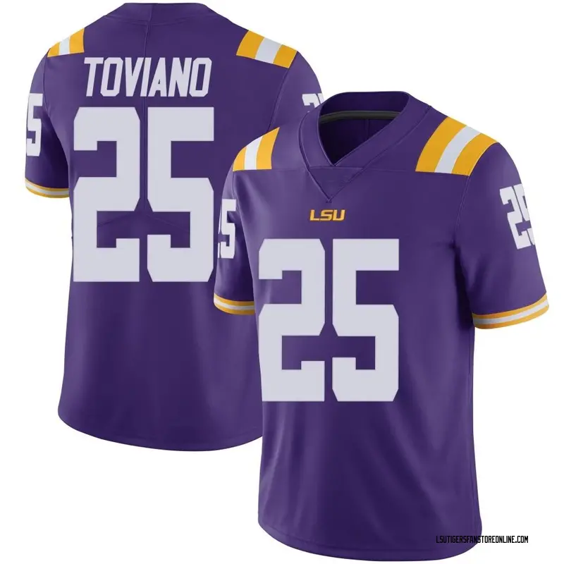 Limited Youth Javien Toviano LSU Tigers Purple Vapor Untouchable Football College Jersey