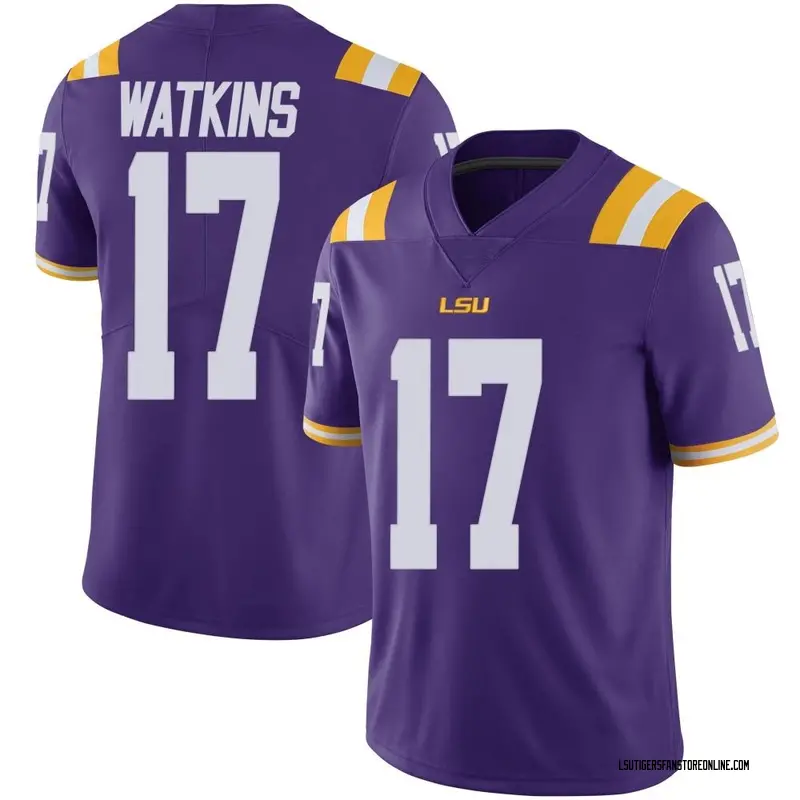 Limited Youth Jelani Watkins LSU Tigers Purple Vapor Untouchable Football College Jersey