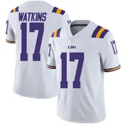 Limited Youth Jelani Watkins LSU Tigers White Football College Jersey